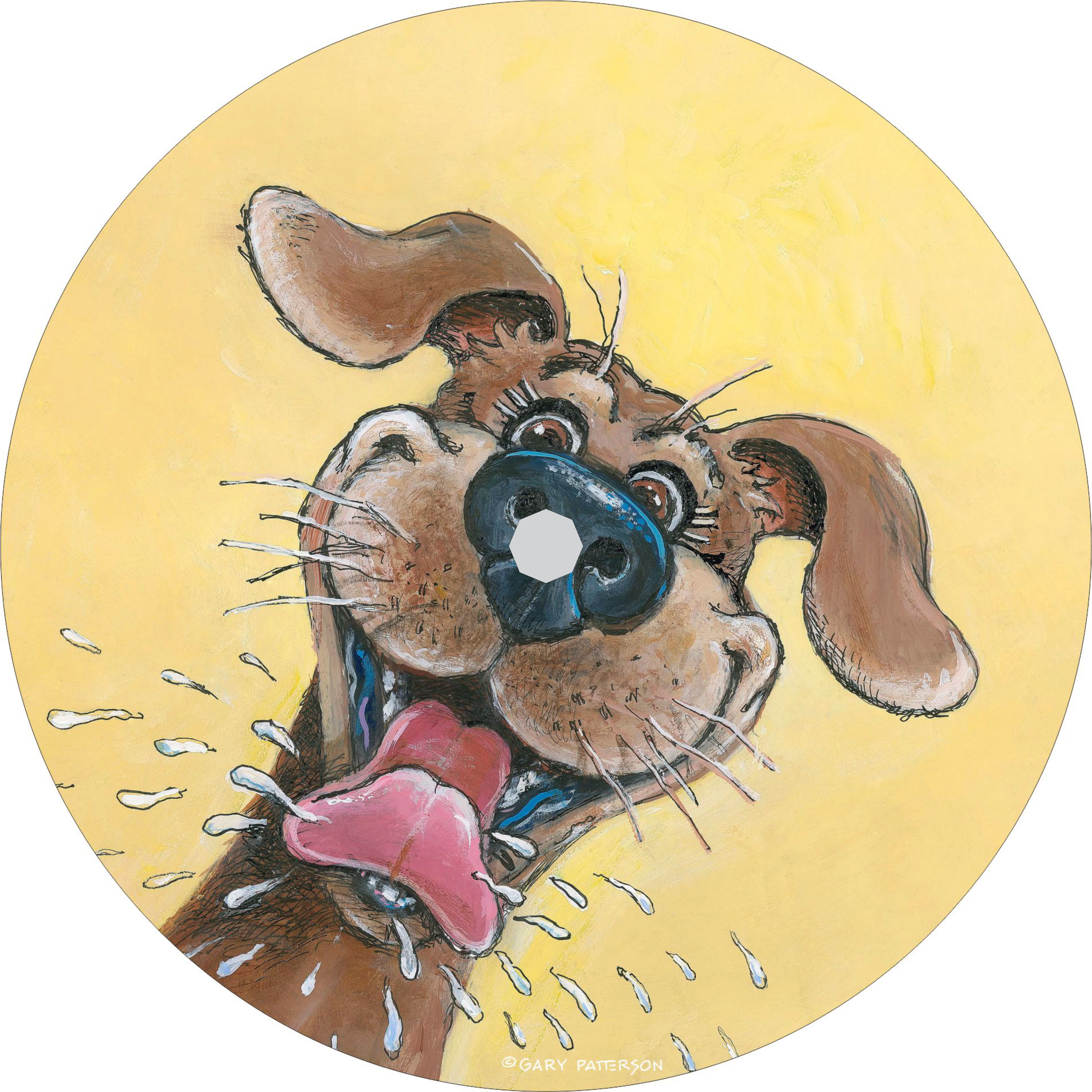 Tire Cover Central Dog Black Vinyl (Select Size/Camera in Menu)255/70r18 Center Camera