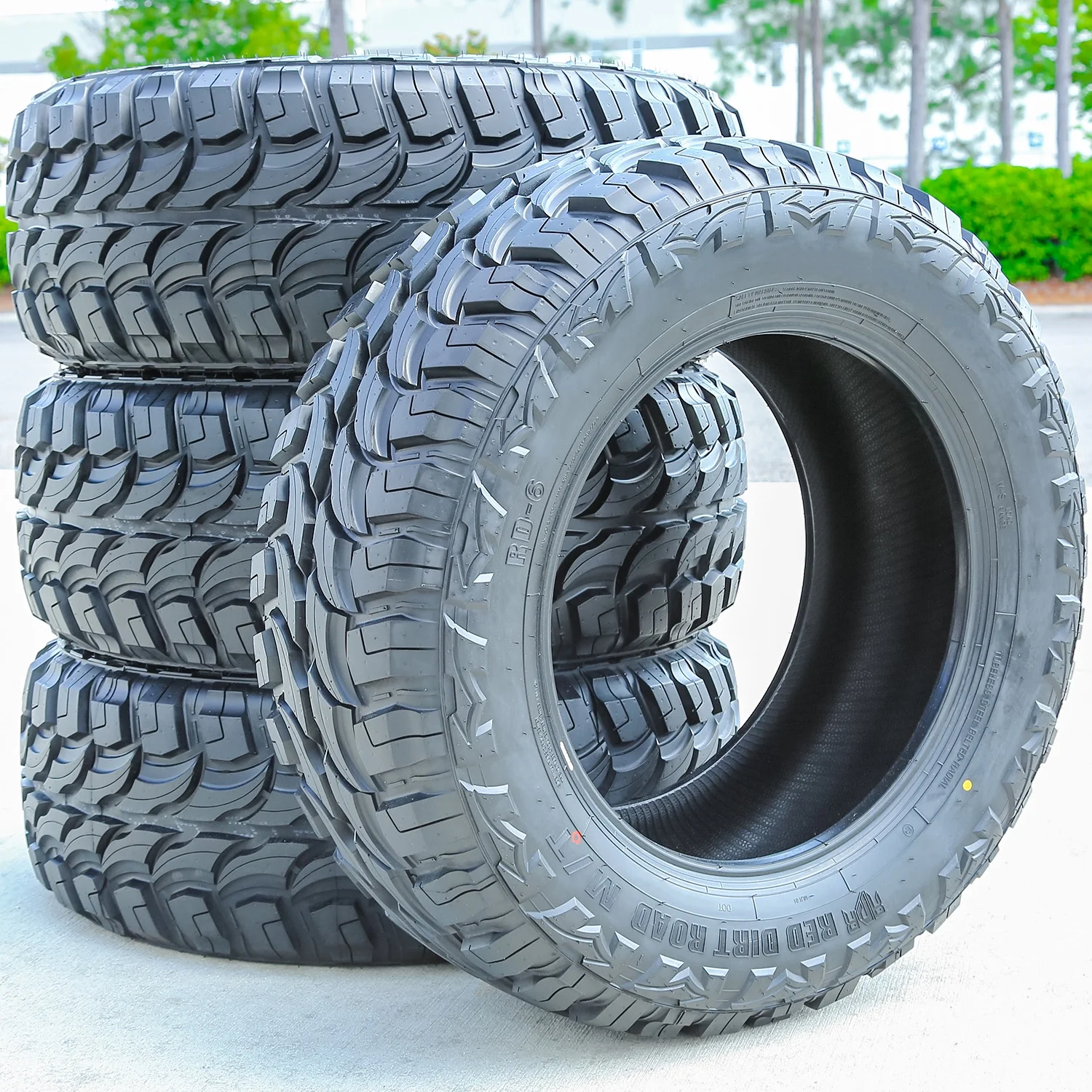 Tire Red Dirt Road RD-6 M/T LT 33X12.50R17 Load E 10 Ply MT Mud