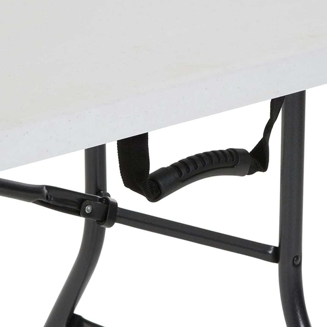 6 Foot Centerfold Folding Table,Portable Plastic Tables For Party With Handle,Indoor Outdoor For Picnic, Camping