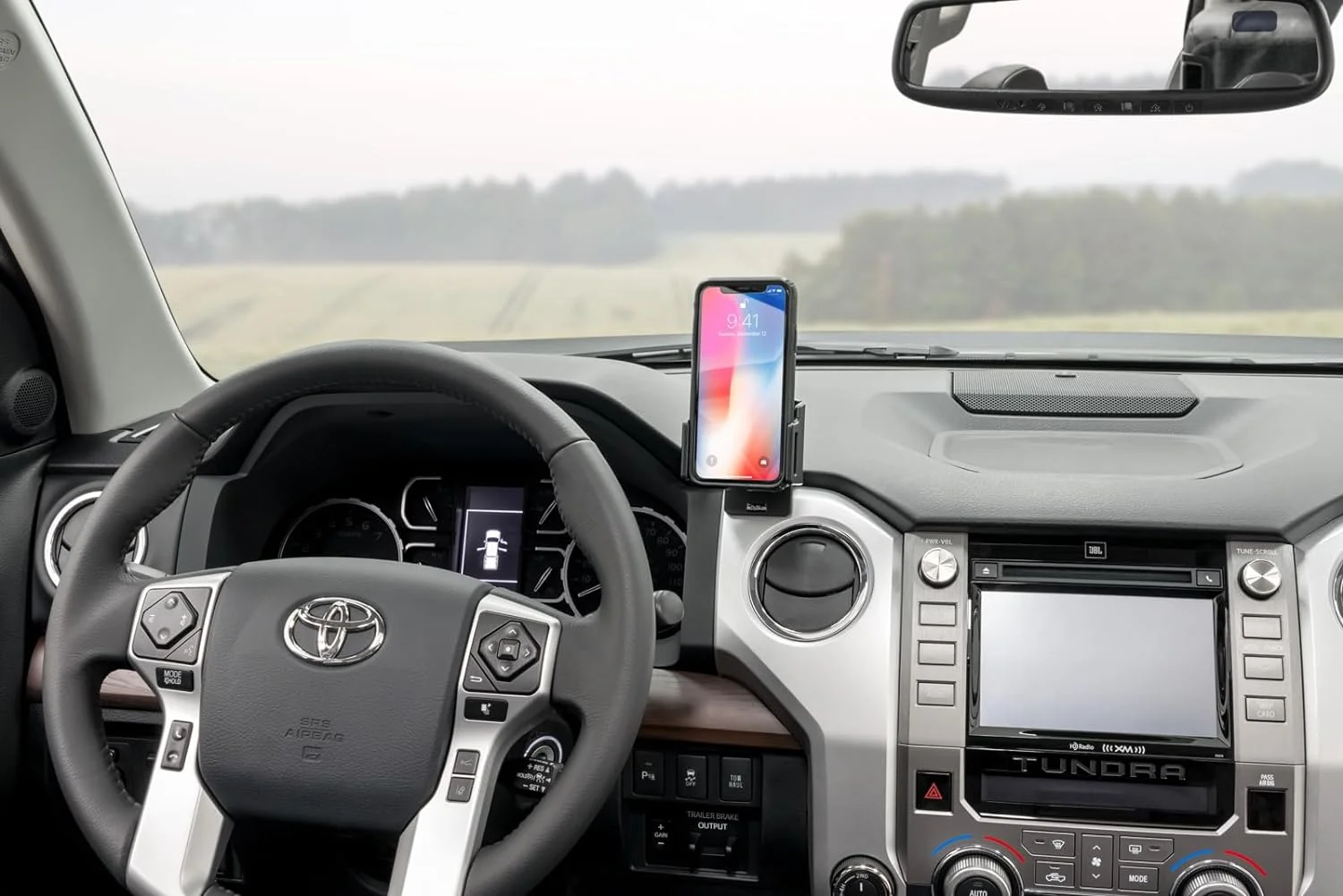 Scosche PC854957 ProClip Center Dash Mount Compatible with 2014-2021 Toyota Tundra Trucks (Mounting Base Only)