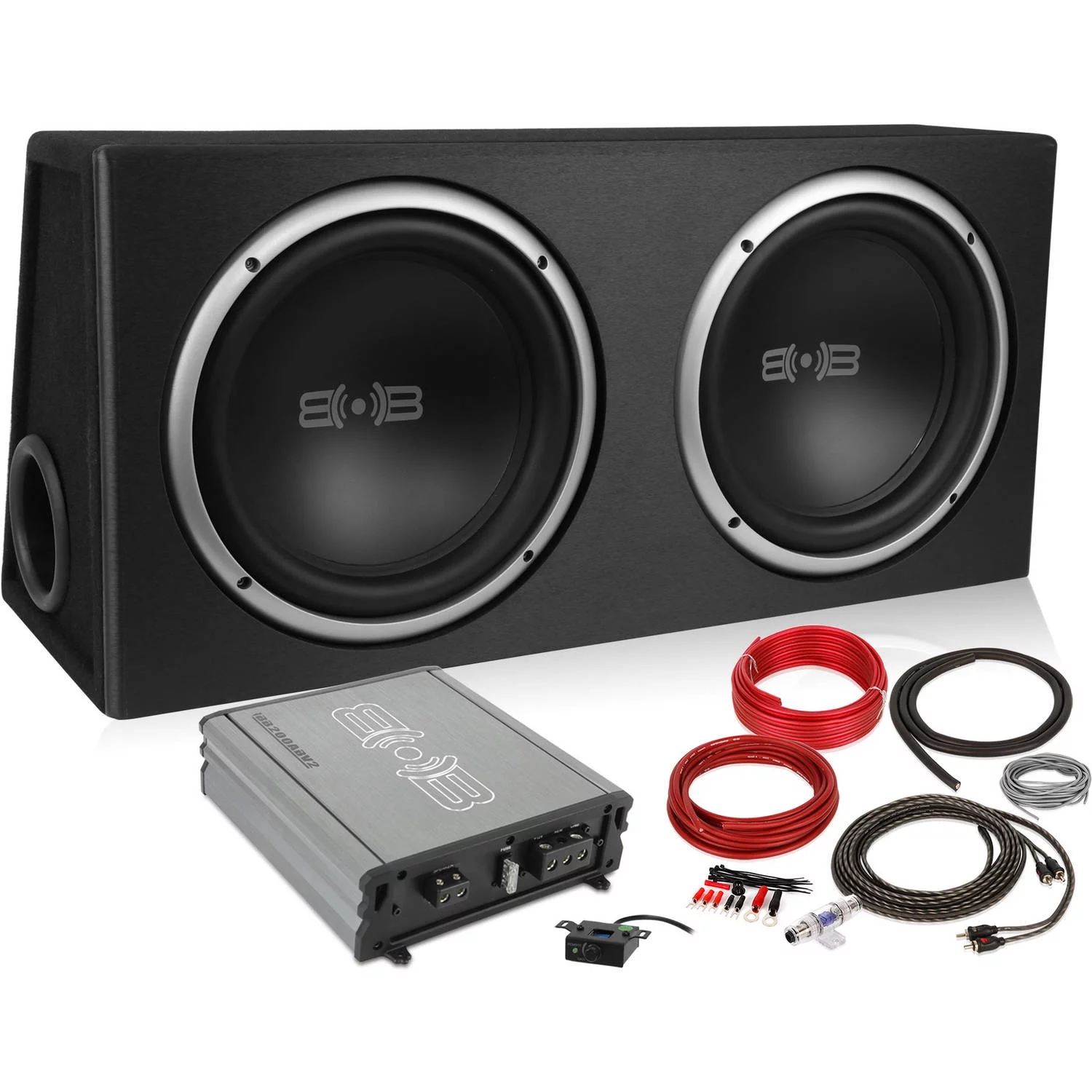Belva BPKG210v2 Complete Bass Package, Dual 10
