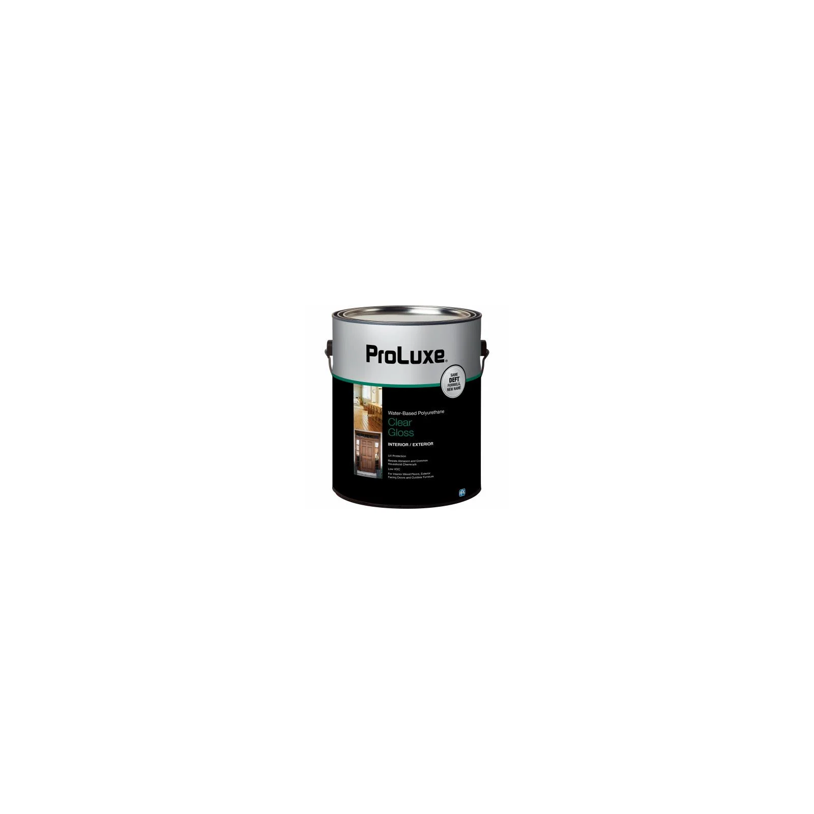 Proluxe PLX257/01 Water-Based Polyurethane Finish, Interior/ Exterior, Gloss, Gallon - Quantity 1