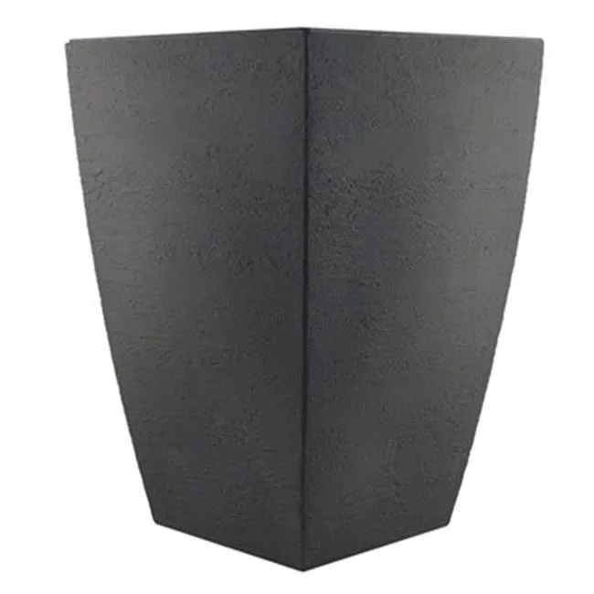 16 in. Modern Square Slate Planter