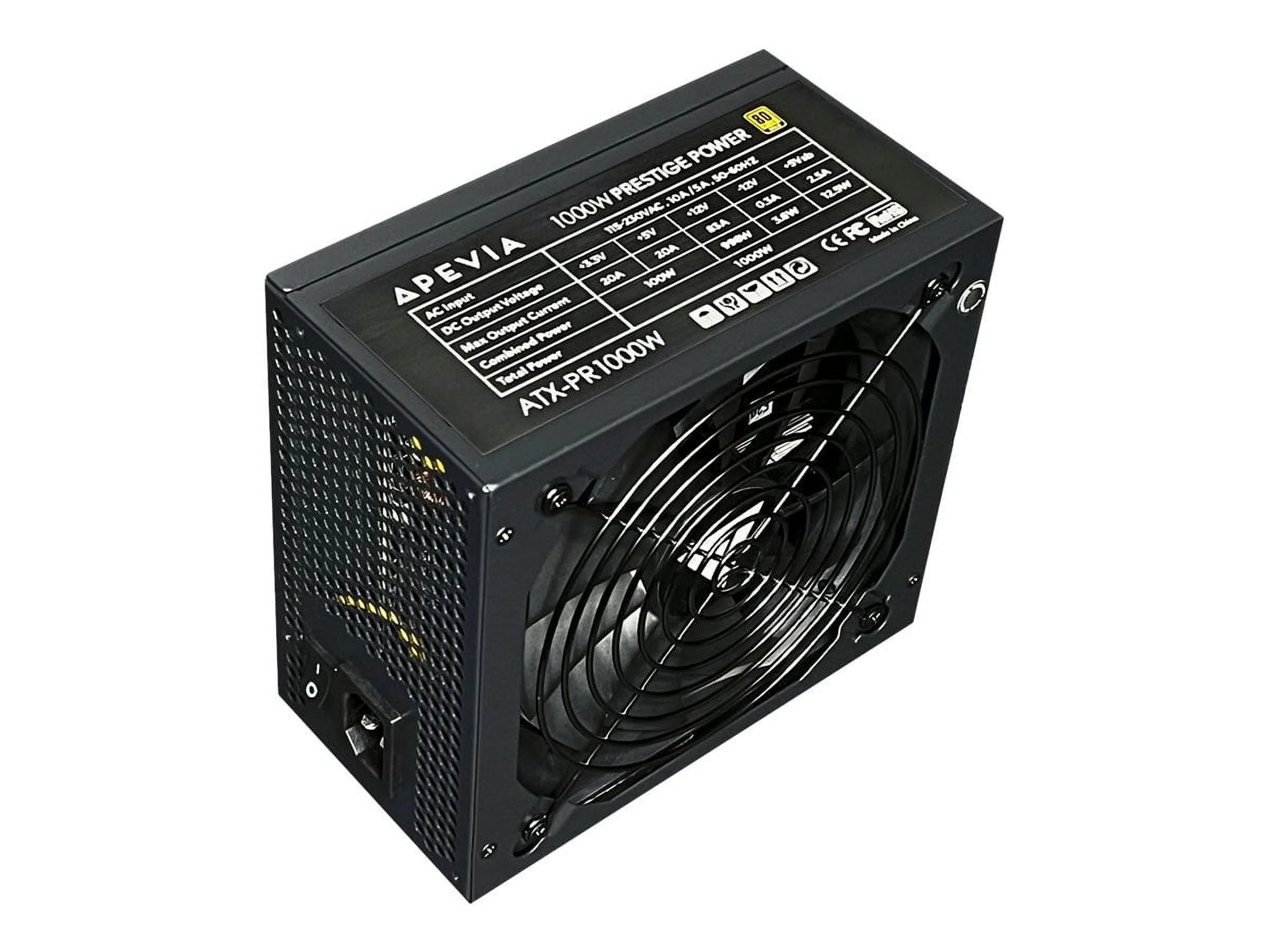 Apevia ATX-PR1000W PCIE5.0 Prestige 1000W Power Supply