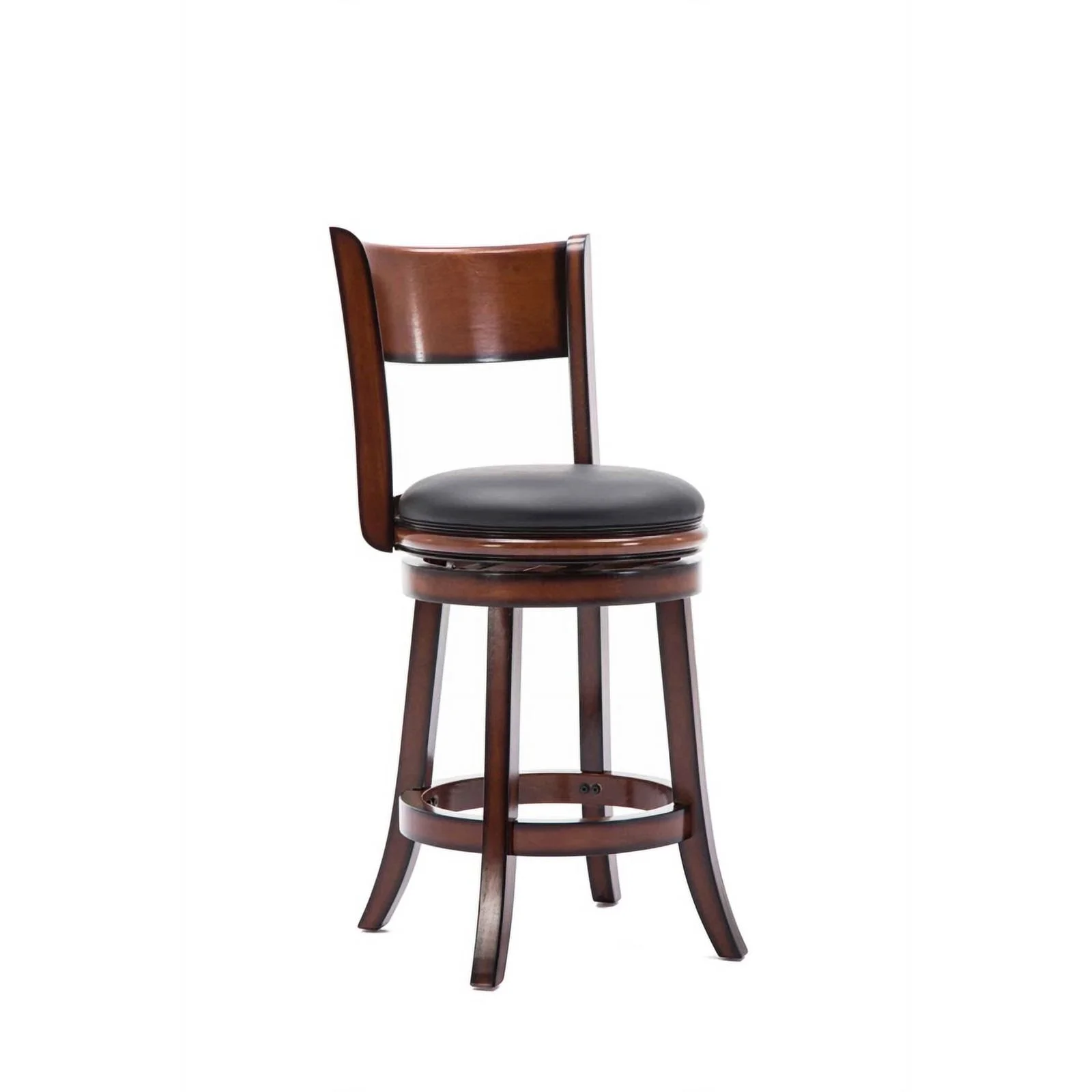 Boraam Palmetto Swivel Counter Stool  - Brandy