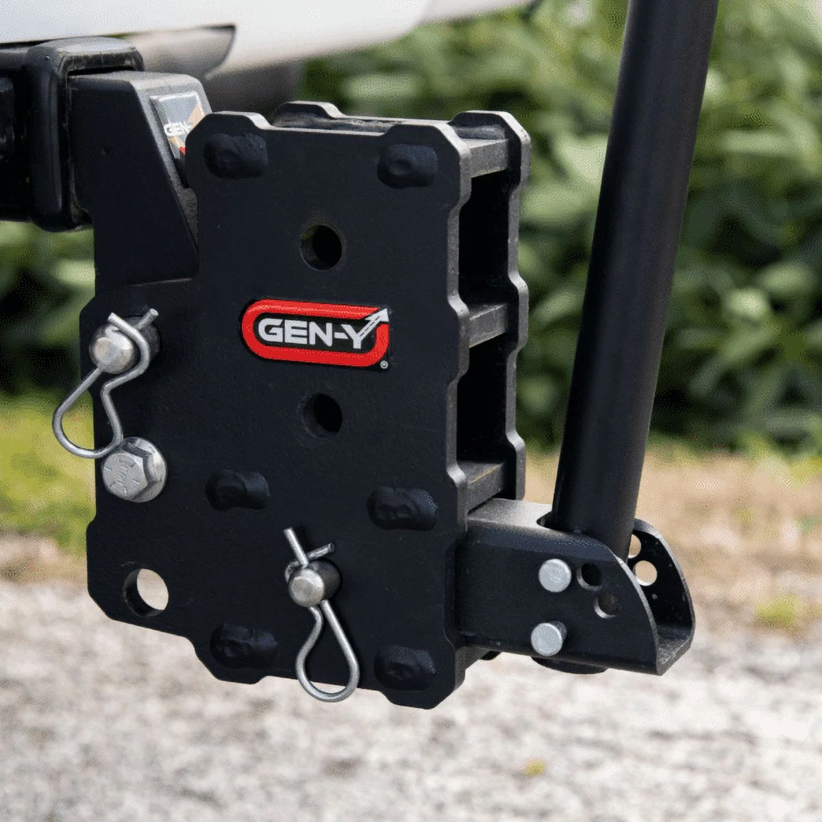 GEN-Y GH-102215 Hitch Mount 6' Flag Pole with Flag Clips Universal for 2.5