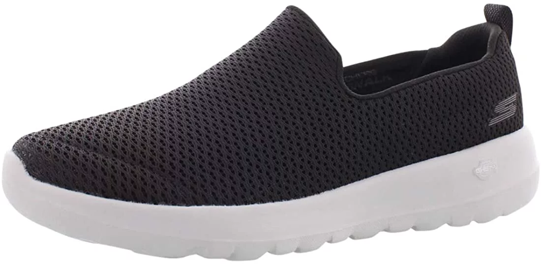 Skechers Women's Gowalk Joy Walking Shoe, Black/Grey, 10 M US