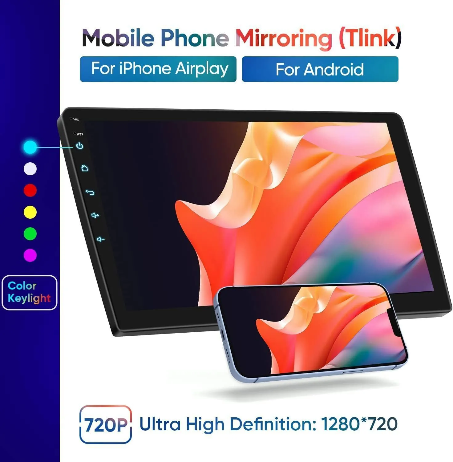 For 2007-2012 Chevrolet Tahoe Android 12.0 Stereo Car Radio GPS Carplay