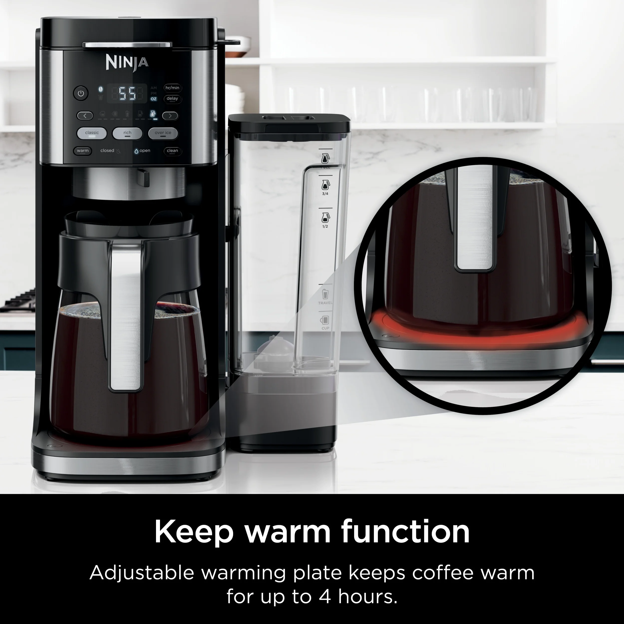 Ninja DualBrew Hot & Iced Coffee Maker, Single-Serve, compatible with K-Cups & 12-Cup Drip Coffee Maker