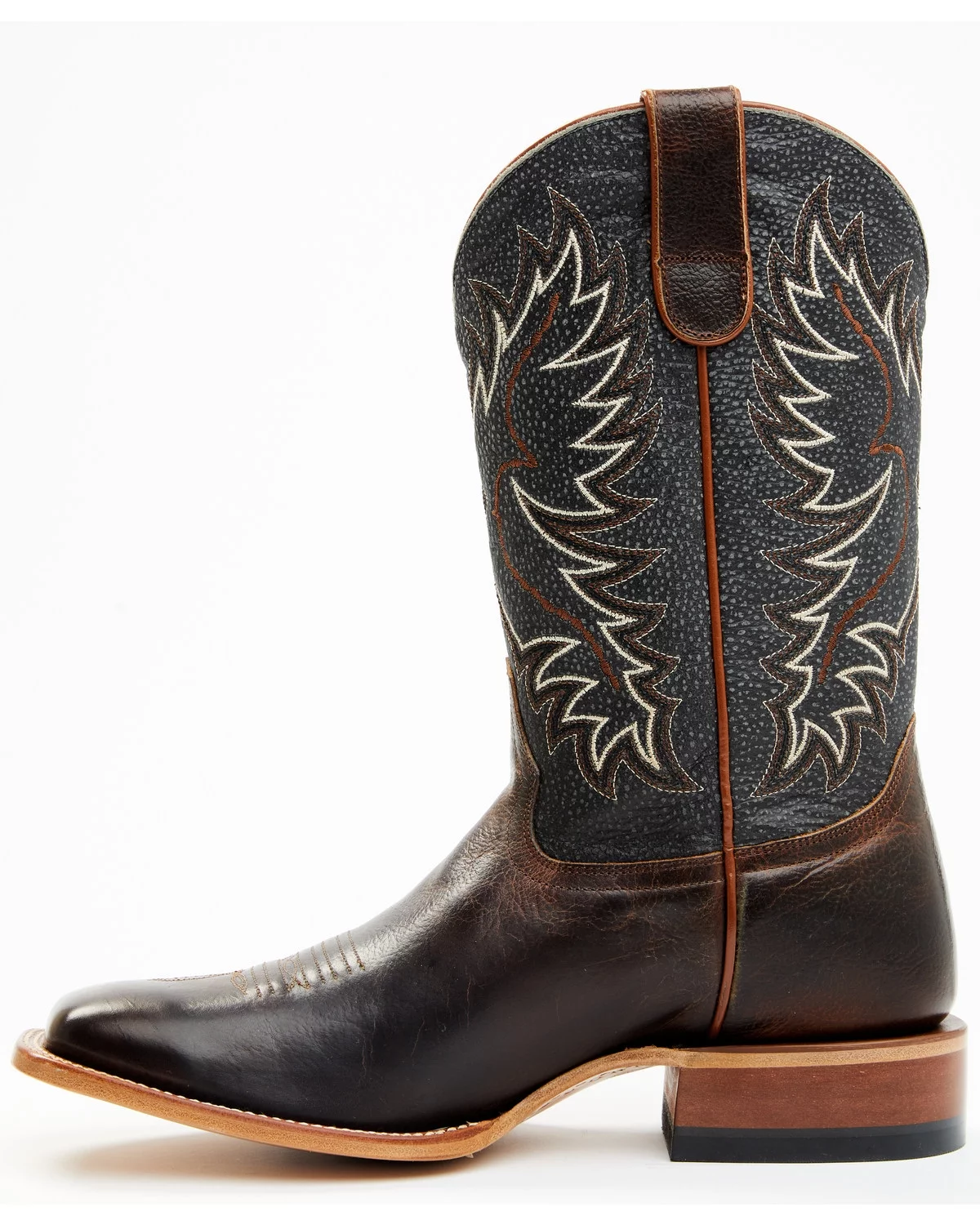 Cody James Men's Montana Western Boot Broad Square Toe Dark Brown 12 D(M) US
