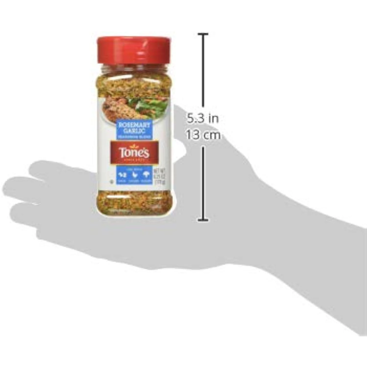 Tone's Seasoning, Rosemary Garlic, 6.25 Ounce