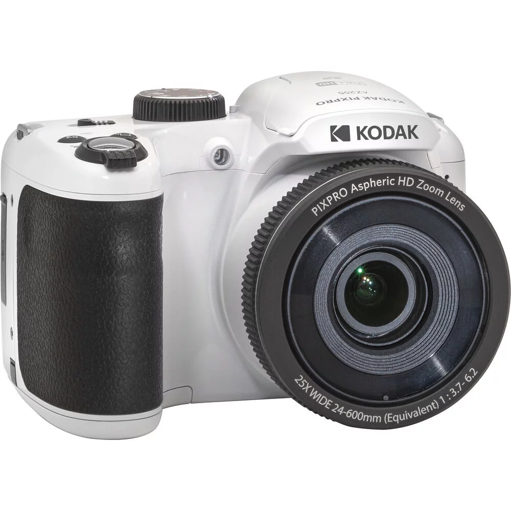 Kodak PIXPRO AZ255-WH 16MP Digital Camera 25x Optical Zoom 24mm Wide Angle Lens Optical Image Stabilization 1080P Full HD Video 3