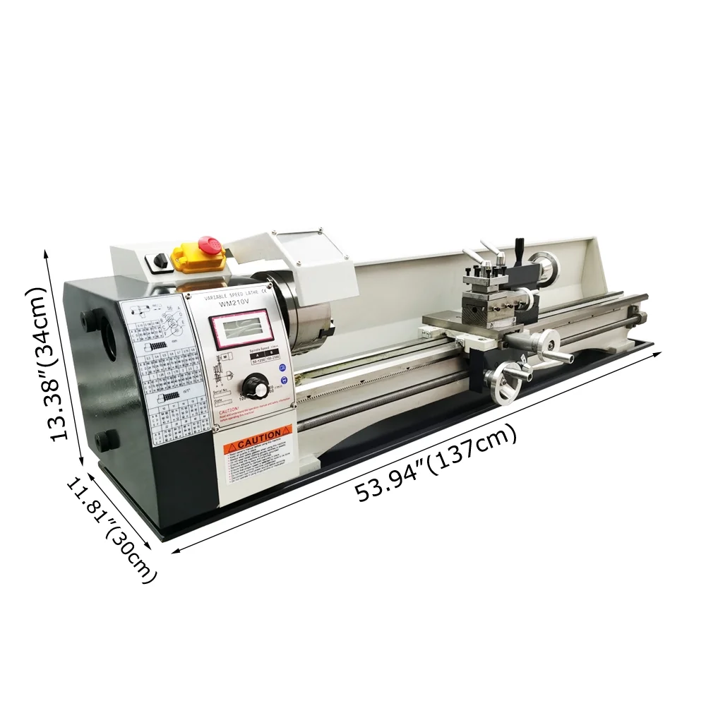 INTBUYING 8.3”x39.37” Metal Lathe Precision Metal Bench Lathe (Inch Thread) 1100W
