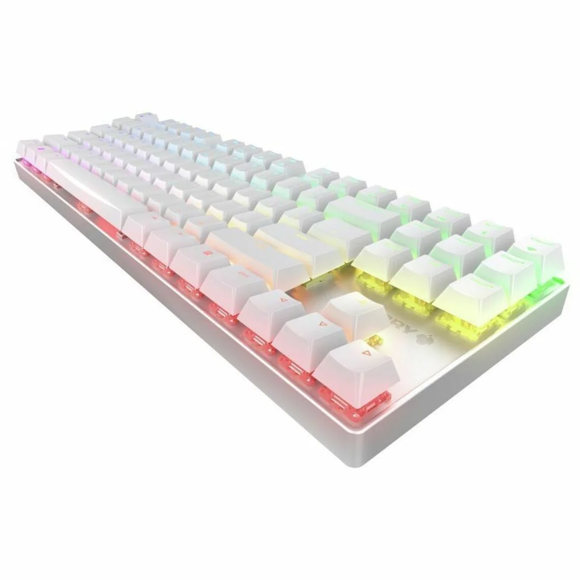 Cherry MX 8.2 TKL Wireless Gaming Keyboard. Compact TenKeyLess. Mechanical 87 Keys RGB Backlit Keys ABS Keycaps. MX Red Switch. Aluminum Carrying Case Included.