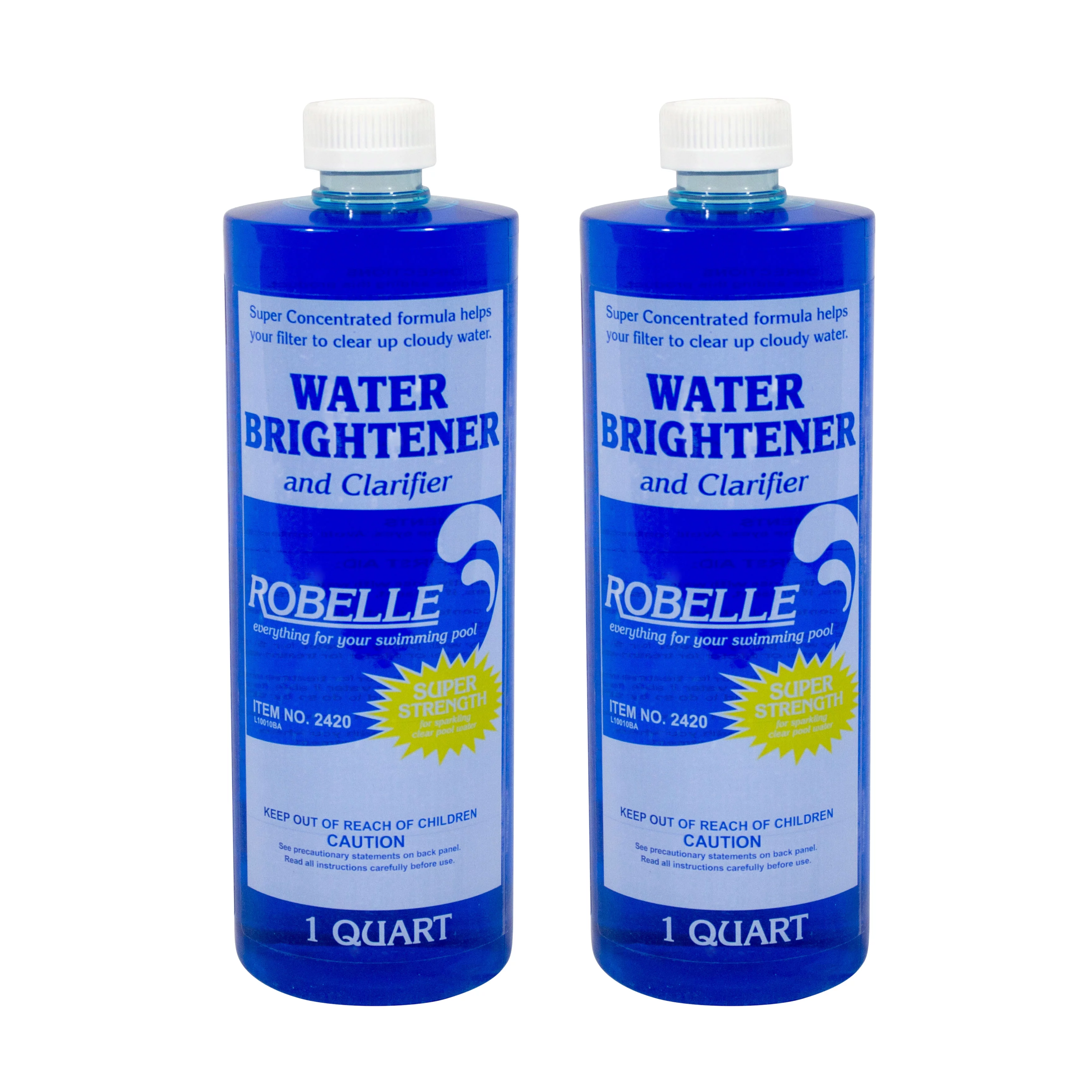 Robelle Water Brightener and Clarifier for Swimming Pools 1 Quart