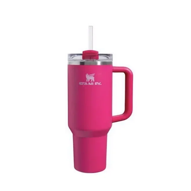 40 oz Stainless Steel H2.0 Flowstate Quencher Tumbler-Cosmo Pink Valentine's Day