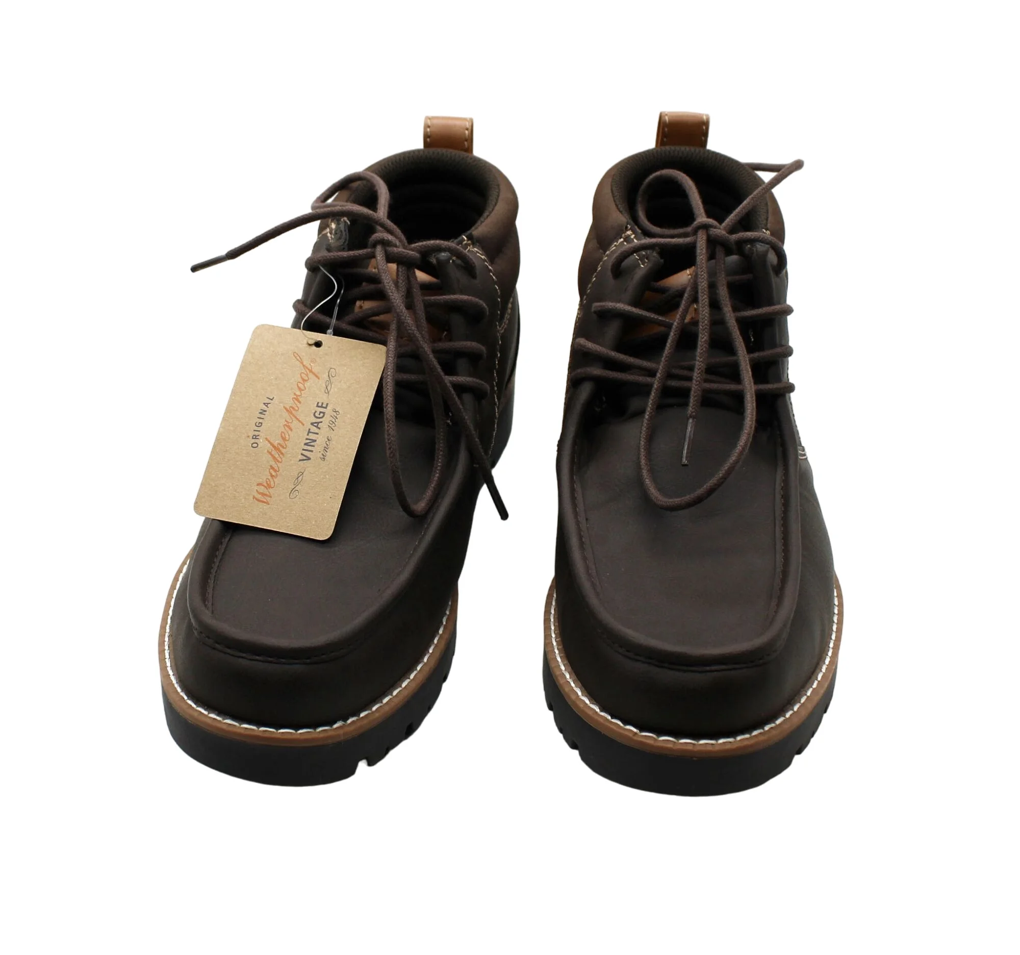 Weatherproof Vintage Men's Faux-Leather Chukka Boots