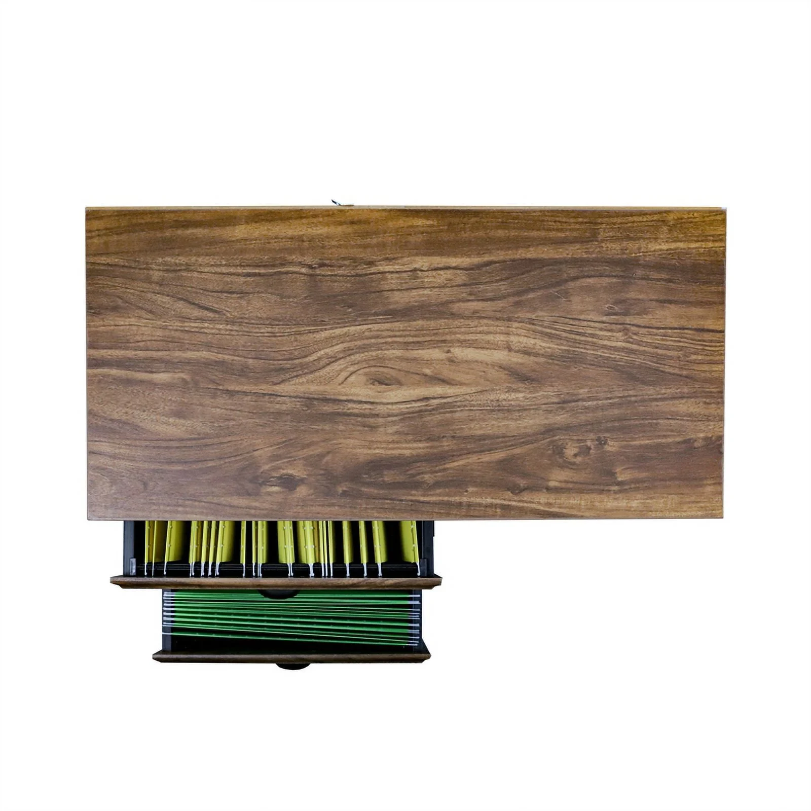 Saint Birch Elma 2-Drawer Modern Wood File Cabinet in Brown Rustic Oak