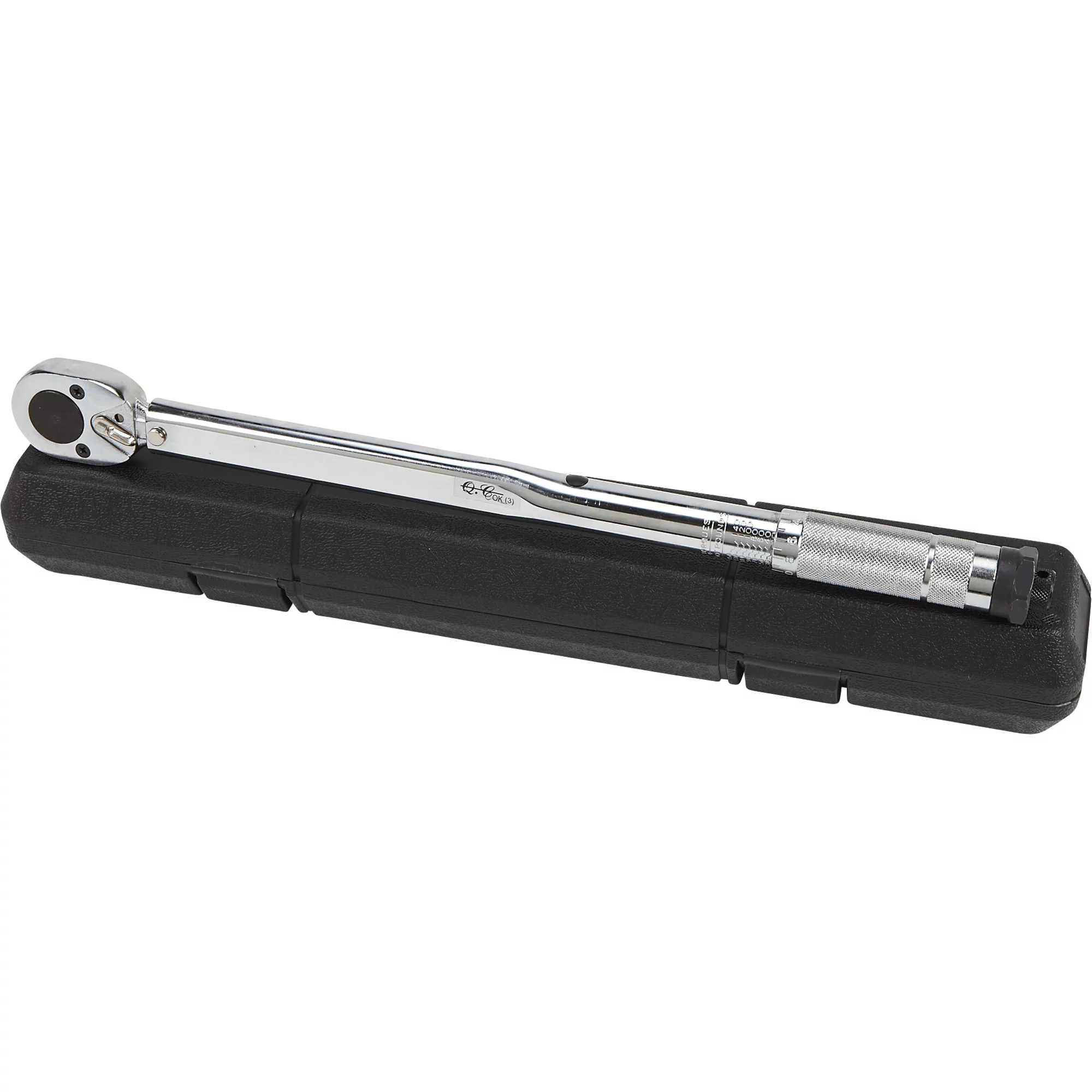 Klutch 1/2in.-Drive Torque Wrench, 20-150 Ft./Lbs. Torque, 18in.L