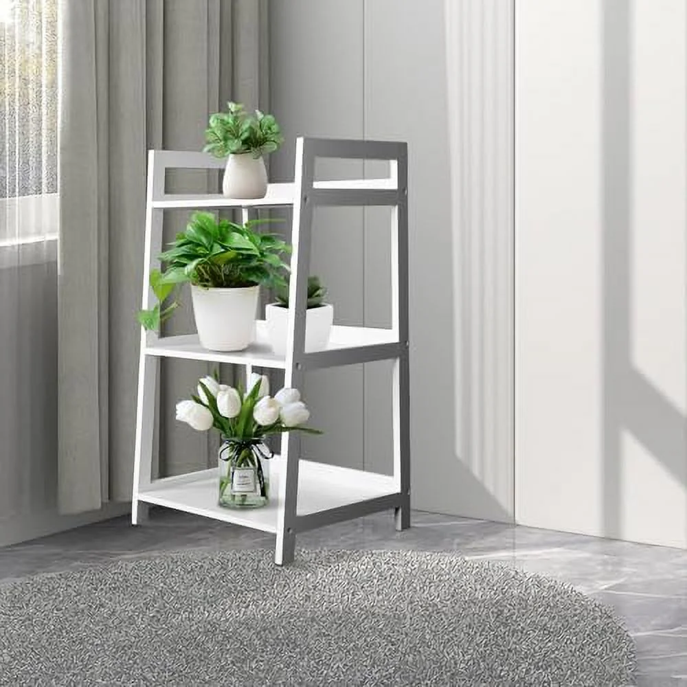 YPZBLDV TAG 3 Tier Bookshelf  Metal Frame Small Bookcase Display   Industrial Bookshelf with   Rustic Shelving Units and   Book   Room  Bedroom & Home Office  Black