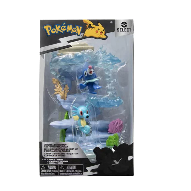 POKEMON Select Underwater Environment - Multi-Level Display Set with Two 2-inch Battle Figures