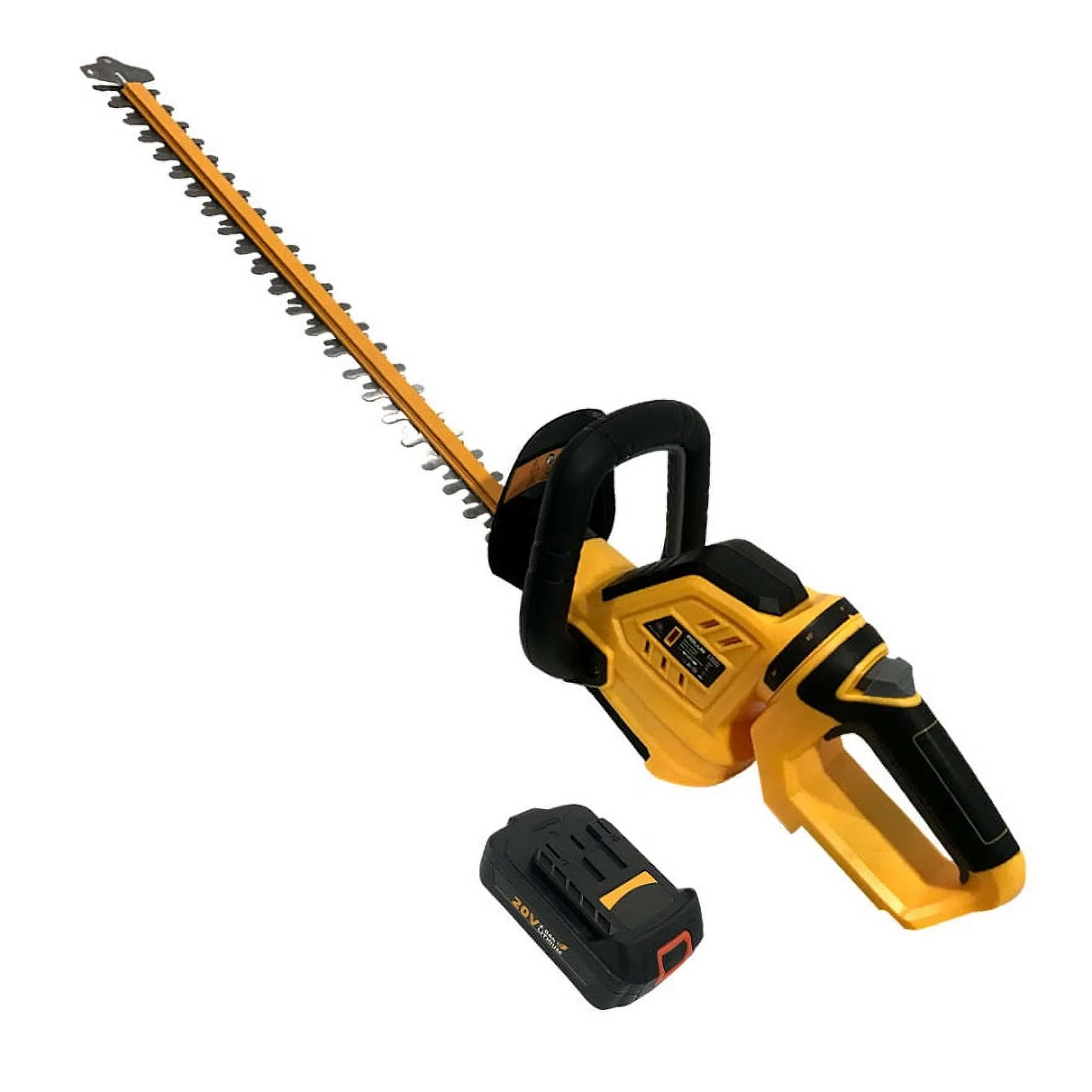 ZEGJAW 20V Cordless Hedge Trimmer with 22inch Dual Action Blade, Comfortable Grip Handle, Include 20V Removable Battery