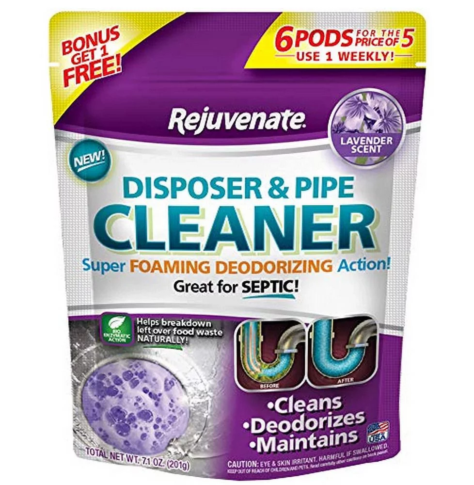 6Pack Rejuvenate Lavender Disposer & Pipe Cleaner (6-Count)