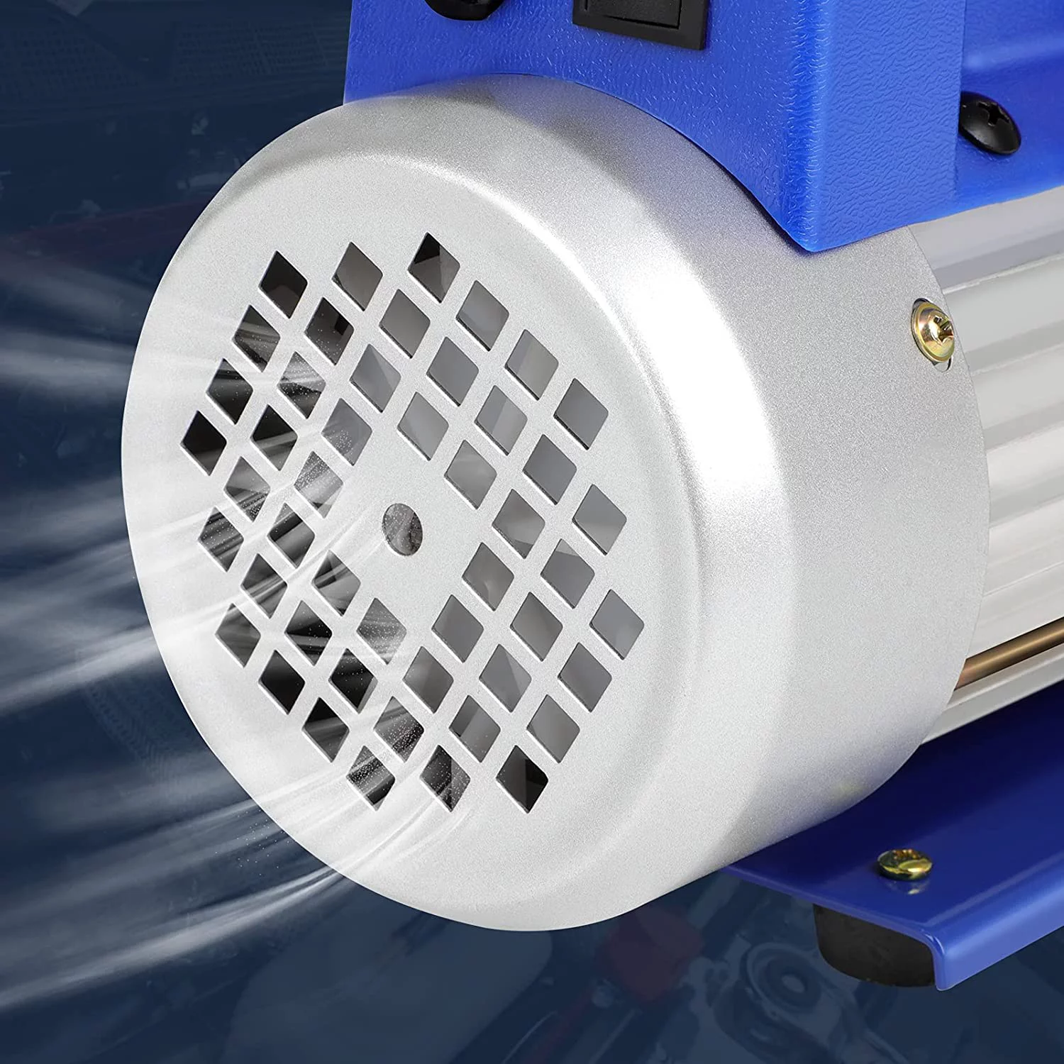 3CFM 1/4 hp Deep HVAC AC Vacuum Pump Refrigerant Conditioning Rotary Vane Hose