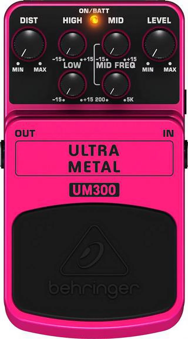 Behringer Ultra Metal UM300 Heavy Metal Distortion Effects Pedal