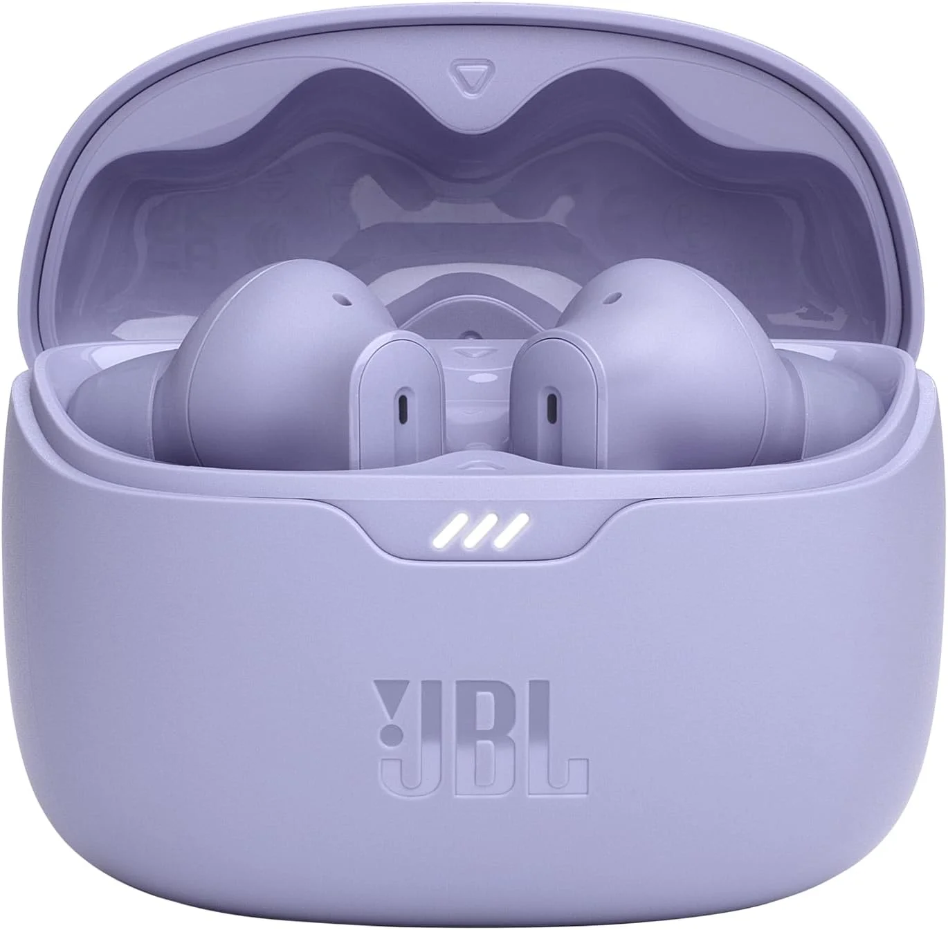 JBL Tune Beam - True Wireless Noise Cancelling with Smart Ambient Earbuds, Bluetooth 5.3, 4-Mic Technology for Crisp, Clear Calls, Up to 48 Hours of Battery Life (Purple)