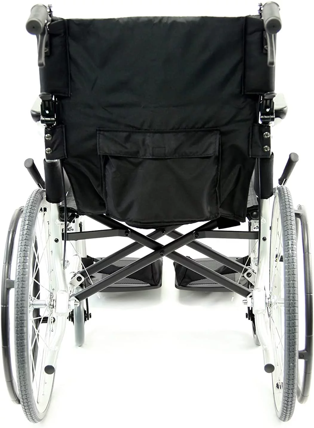 Karman K-2512 19 lbs Ultra Light Ergonomic Wheelchair with Removable Footrest and Quick Release Wheels