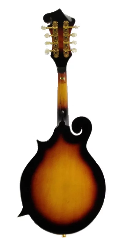 8-String MANDOLIN F-Style SUNBURST TOBACCO Sandalwood Gold Hardware