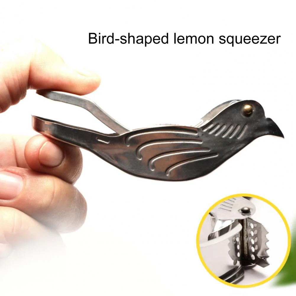 Stainless Steel Lemon Squeezer Hand Held Juicer Double Bowl Lemon Lime Squeezer Manual Orange Citrus Press Juicer Squeeze Kitchen Tools