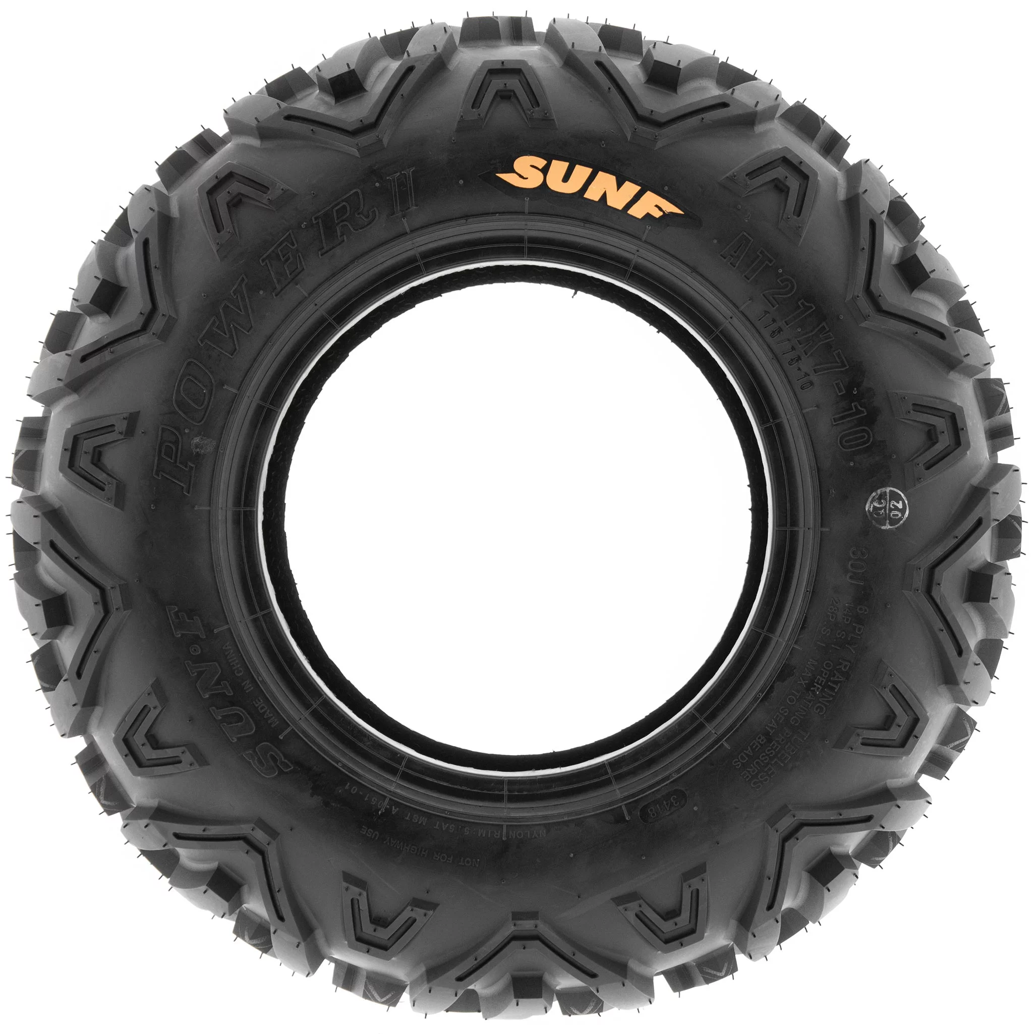 SunF All Terrain ATV UTV Tires 16x8-7 16x8x7 6 PR A051 (Single)