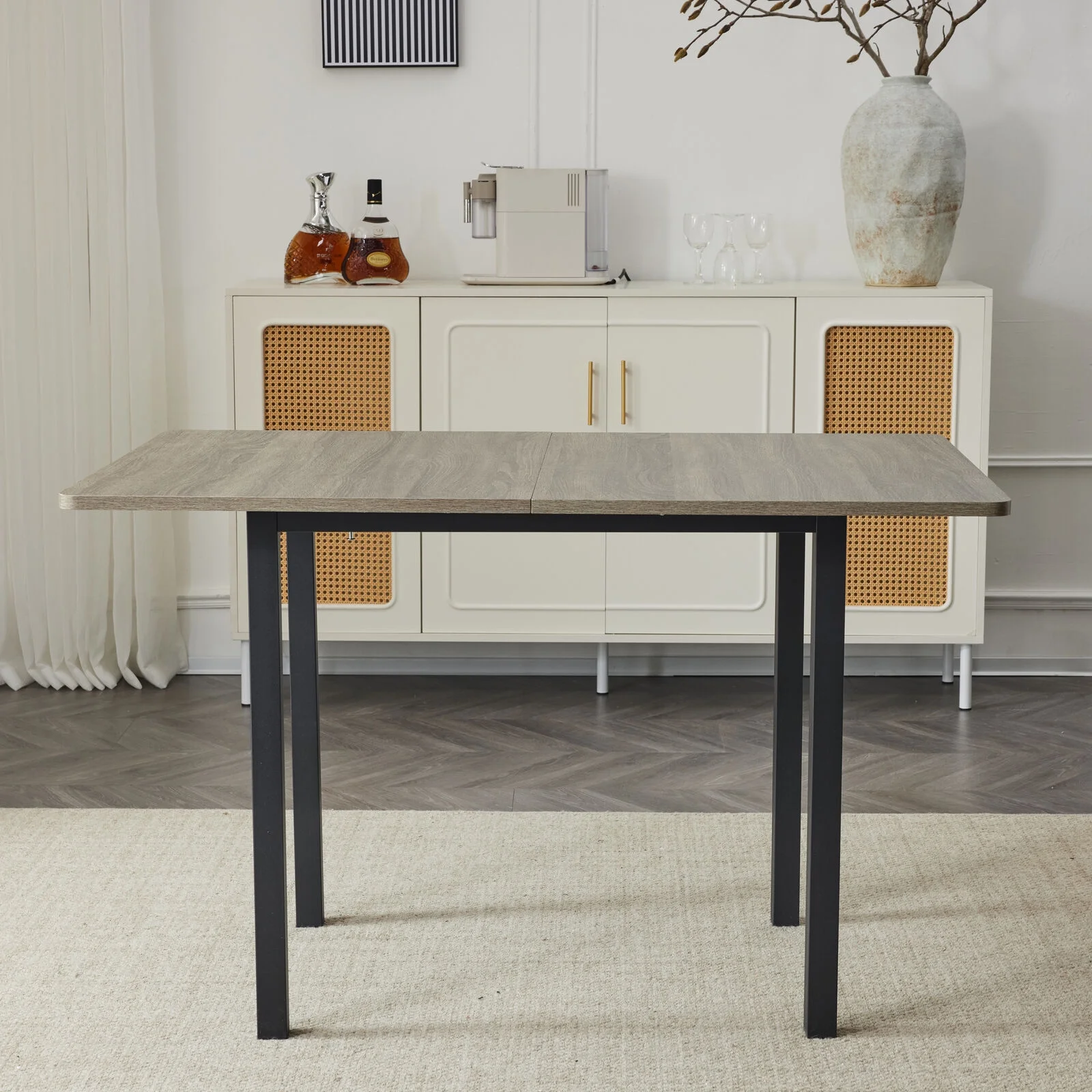 Folding Dining Table With 2 Extendable Drop Leaf Wooden Tables For Small Kichen