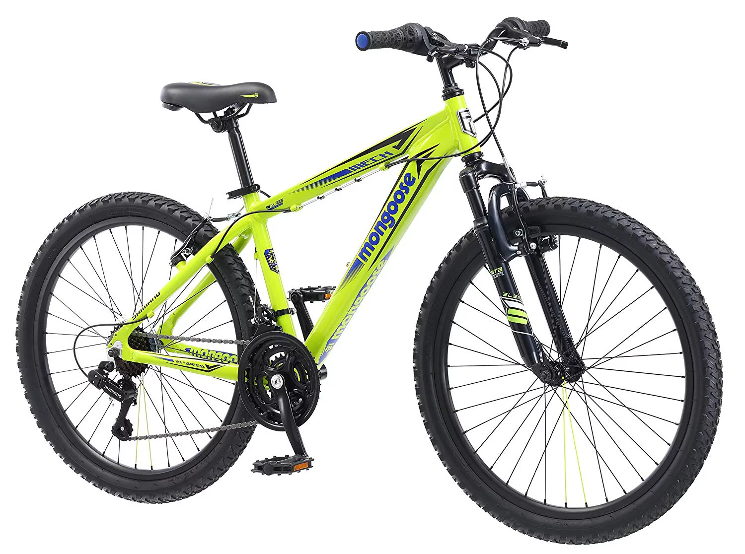 Mongoose Mech  Bicycle-Color:Green,Size:24