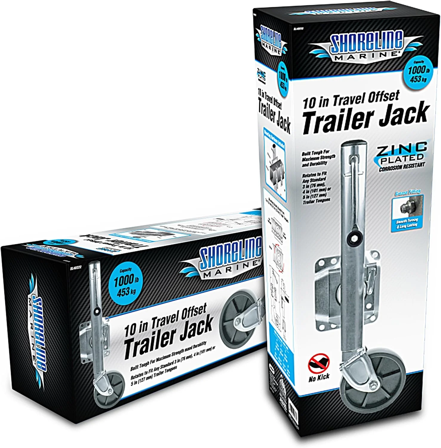 1000 Lb. Trailer Jack | Durable & Tough | Mounting Hardware Included