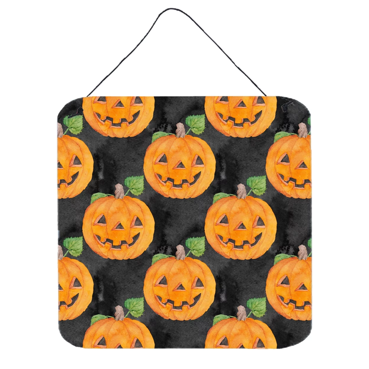 Watecolor Halloween Jack-O-Lantern Wall or Door Hanging Prints