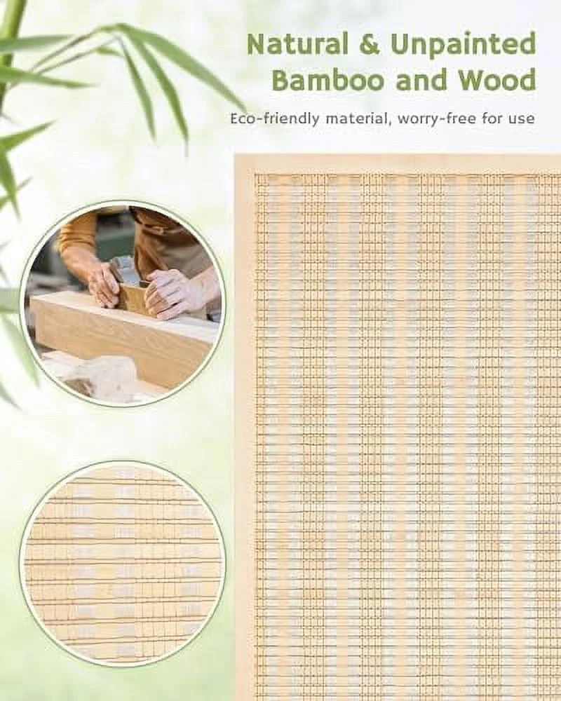 GVJMTKP Room Divider Folding Privacy Screen  6 Panel Room Dividers 6 ft. Tall  Partition Wall Separation Dividers Freestanding  Beige