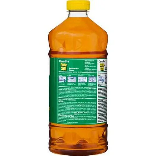 Disinfectant Cleaner, 60 oz. Bottle, Pine, 6 PK