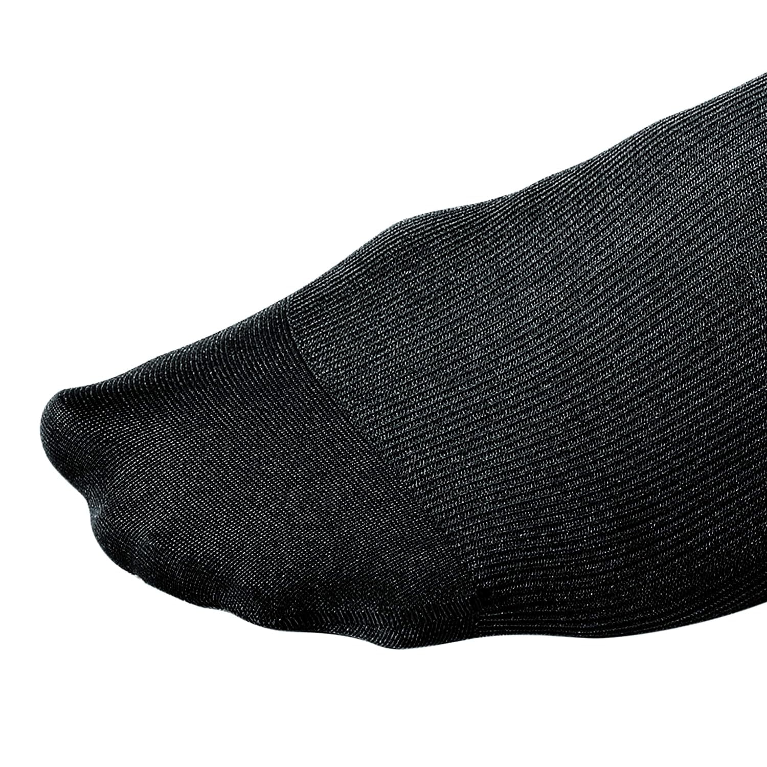 BSN Medical 115001 Jobst Men Knee High Compression Sock, 15-20 mmHg, Closed Toe, Medium, Black