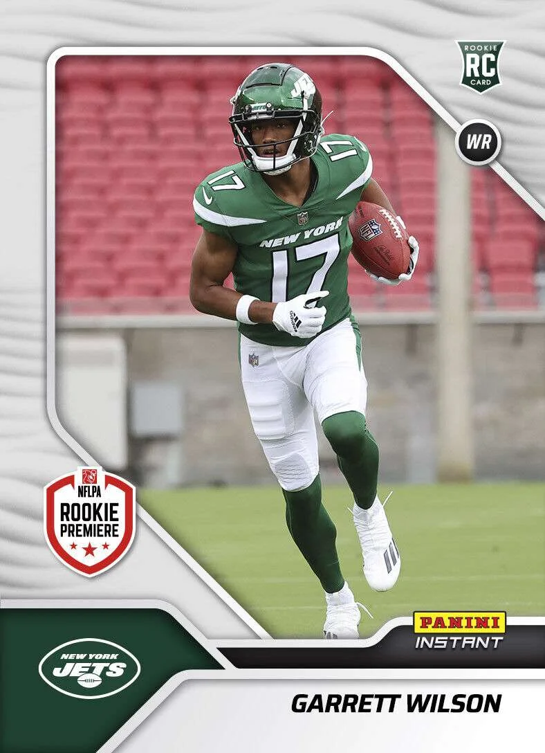 NFL 2022 Instant RPS First Look Football Garrett Wilson Trading Card (Rookie Card)