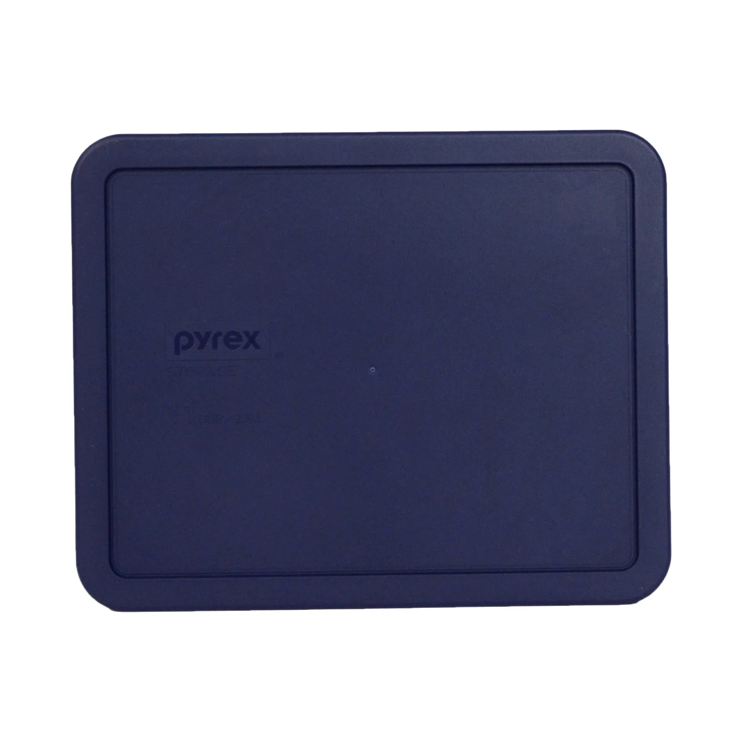 Pyrex (1) 7212-PC 11-Cup, (1) 7211-PC 6-Cup, and (1) 7210-PC 3-Cup Rectangle Blue Lids