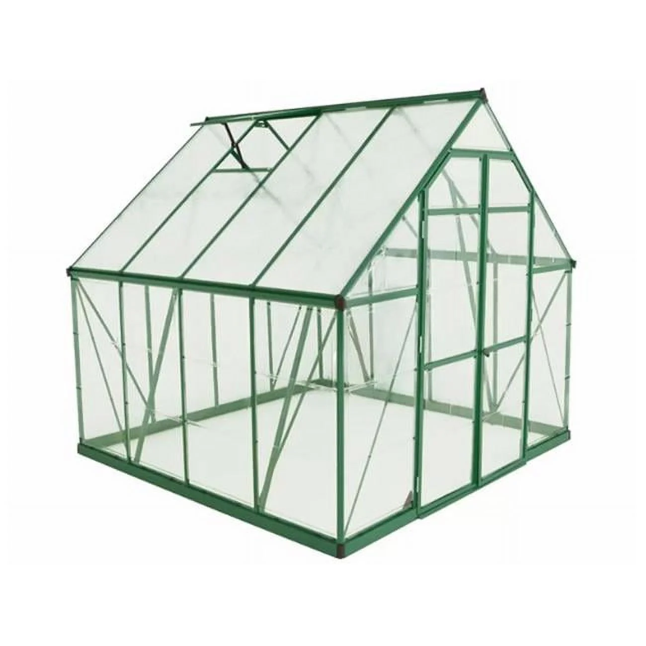 Palram - Canopia  8 x 8 ft. Canopia Balance Greenhouse, Green