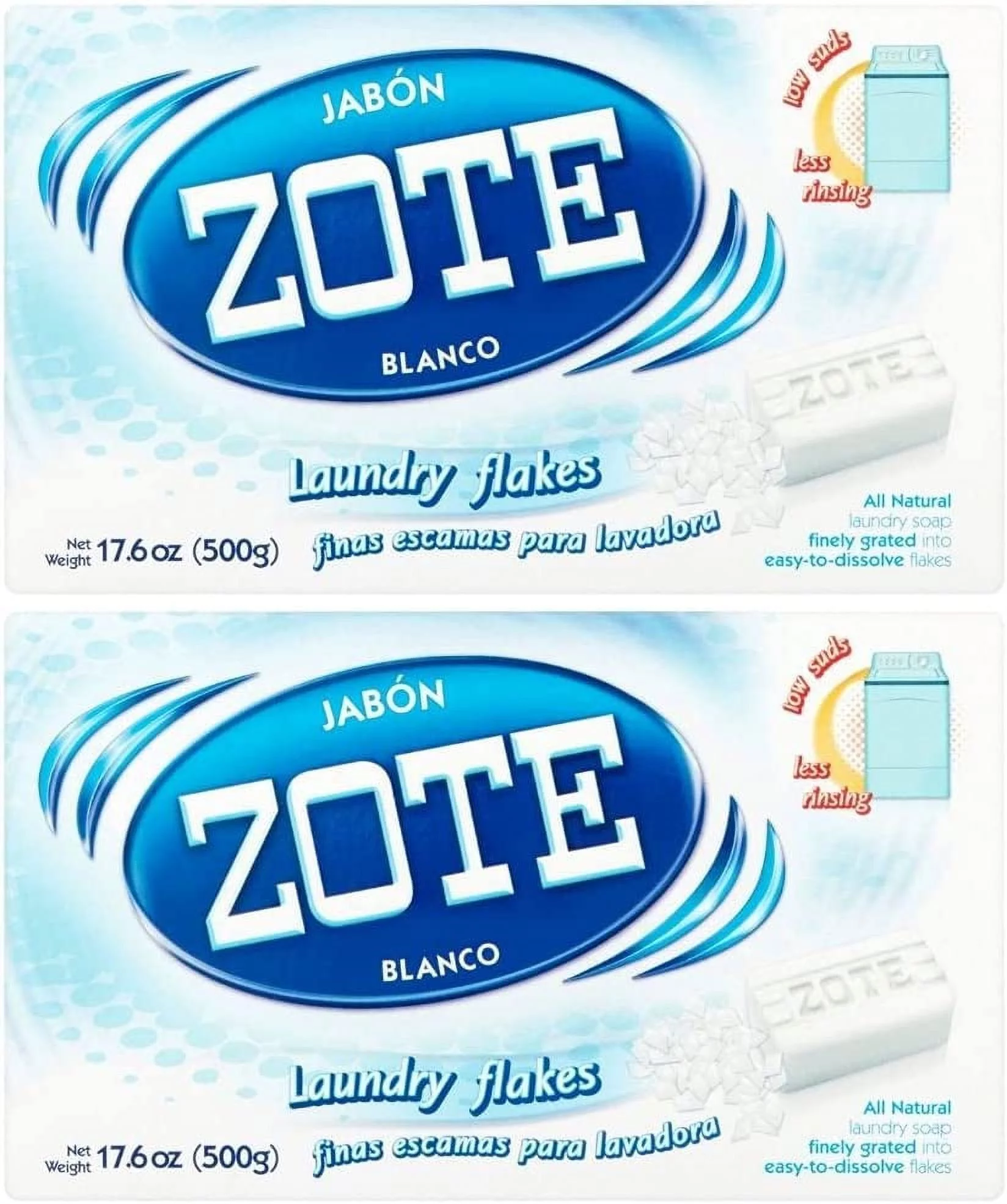 jabon blanco laundry flakes pack of 2