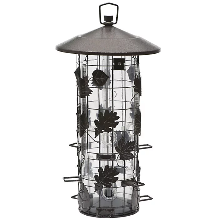 Perky-Pet 337 Squirrel-Be-Gone III Seed Wild Bird Feeder, 8 Lbs Capacity, Each