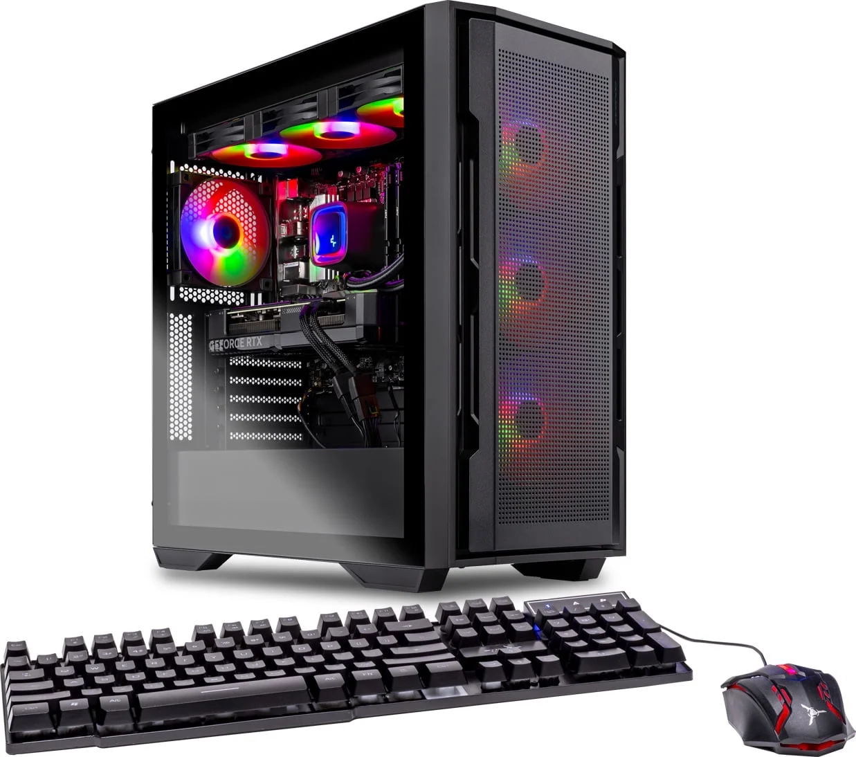 Skytech Rampage Gaming PC, Ryzen 7 7700X, NVIDIA RTX 4070, 2TB SSD, 16GB RAM, Windows 11 Home