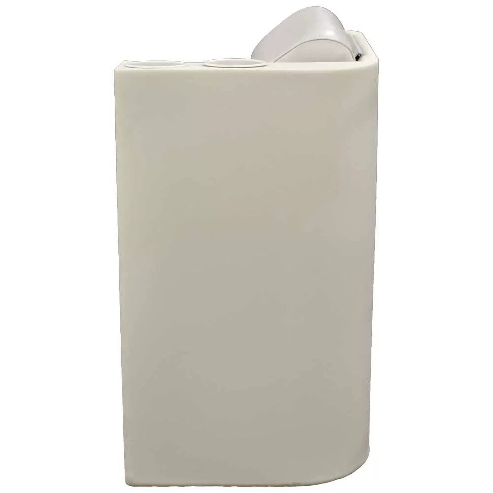 Wise Pontoon Boat Lean Back Seat 3407-1871 | Left 17 x 23 1/2 Inch Off Gray