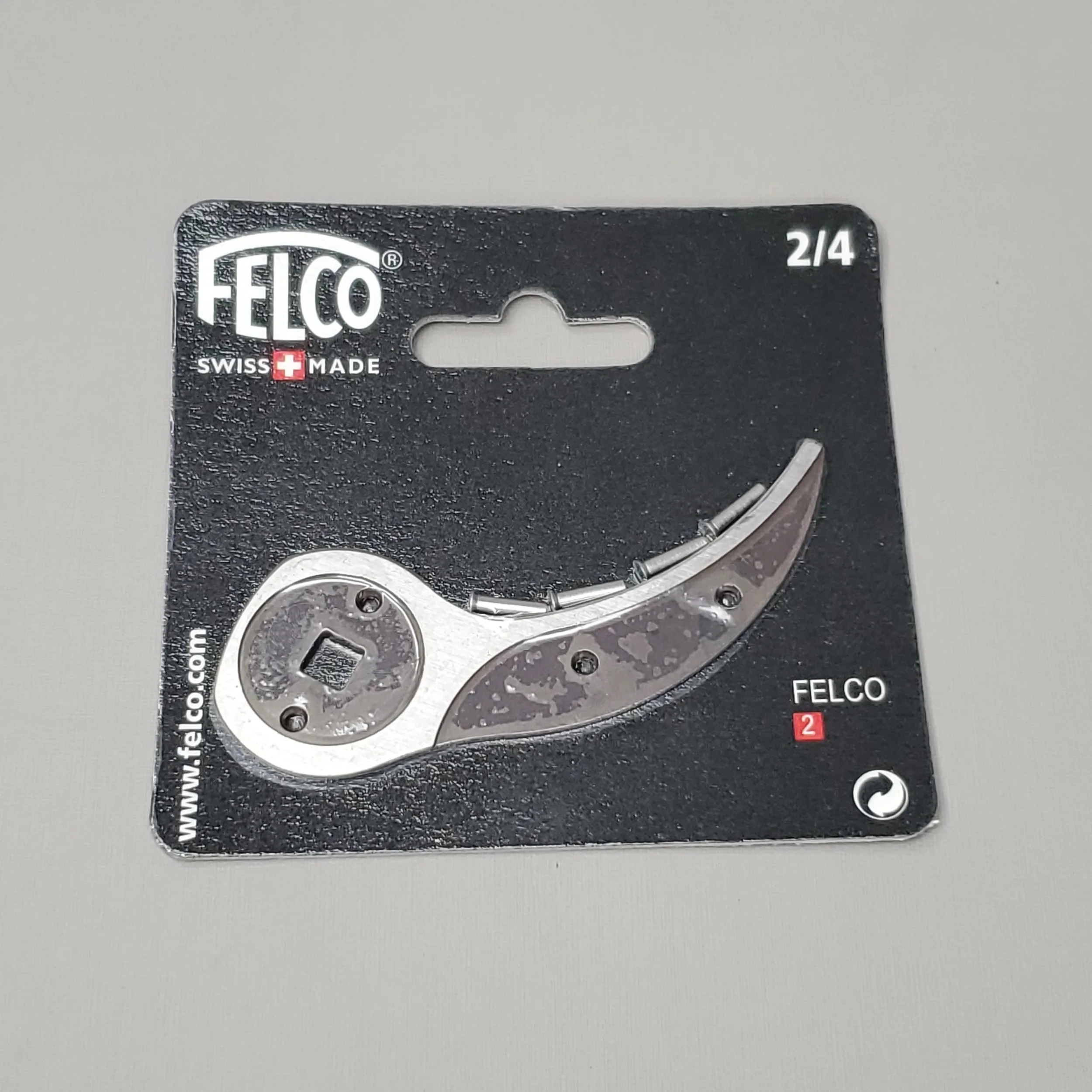 FELCO Swiss Made Pruner Replacement Anvil Blade With Rivets 2/4 (New)
