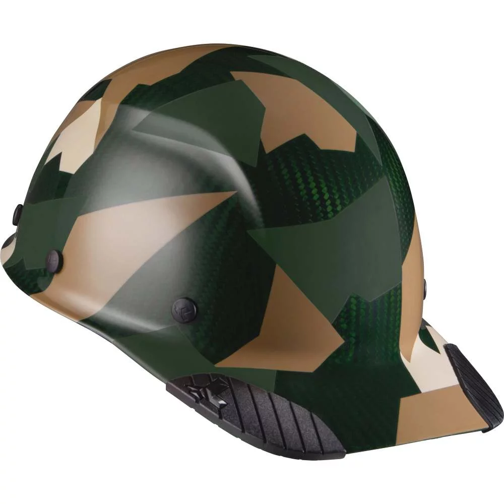 Lift Safety Hard Hat Dax Jungle Camo Carbon Fiber Cap Style